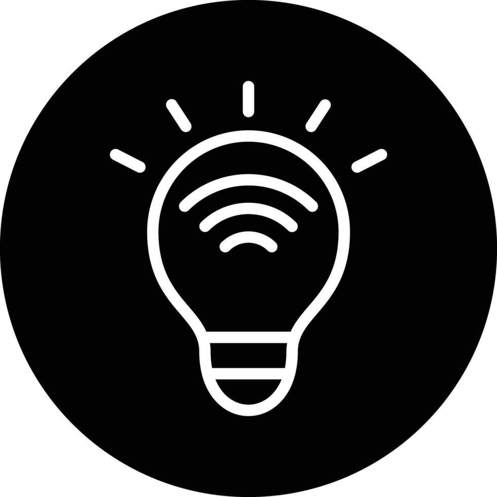 Smart Lighting Vector Icon Design