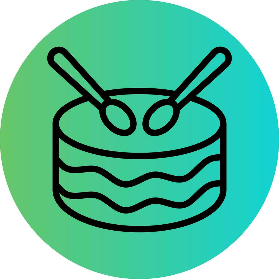 Drum Vector Icon Design