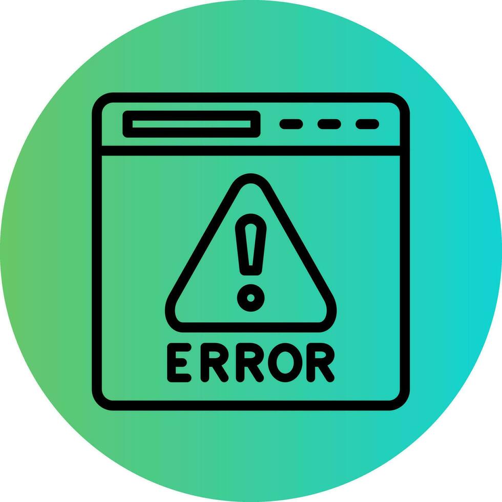 Error Vector Icon Design
