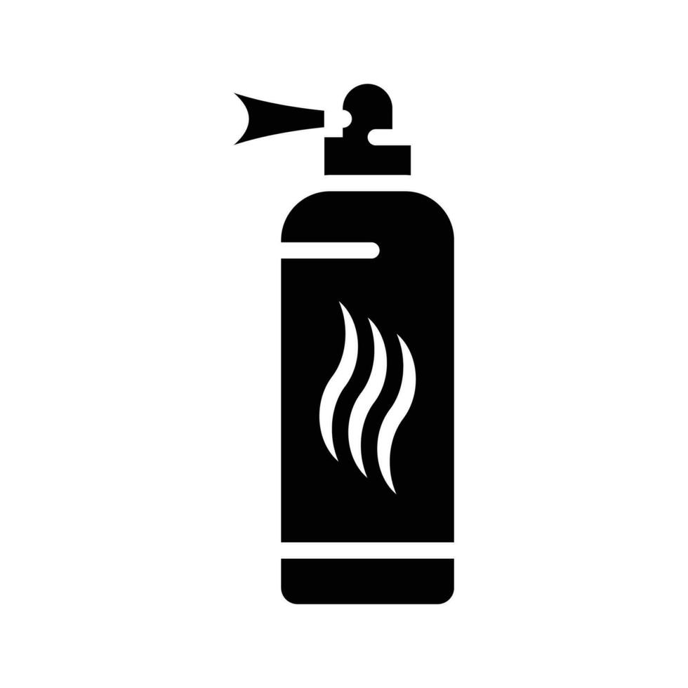 Hair Spray Vector solid Icon style illustration Eps 10.