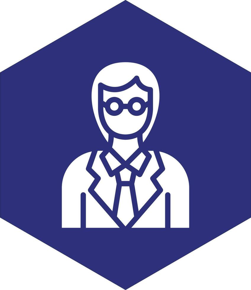 Female Professor Vector Icon design