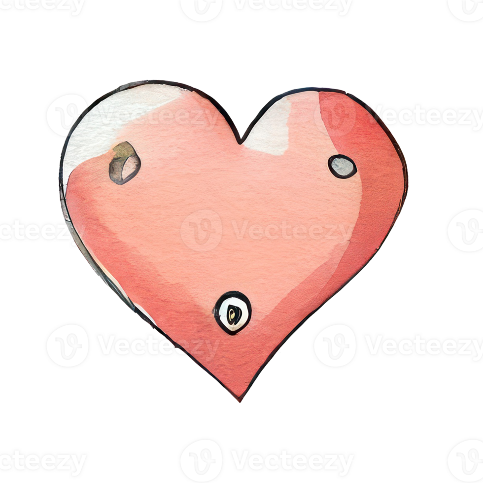 watercolor heart . png