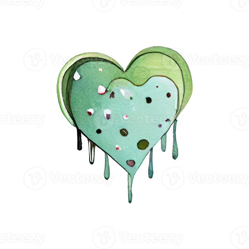 watercolor heart . png