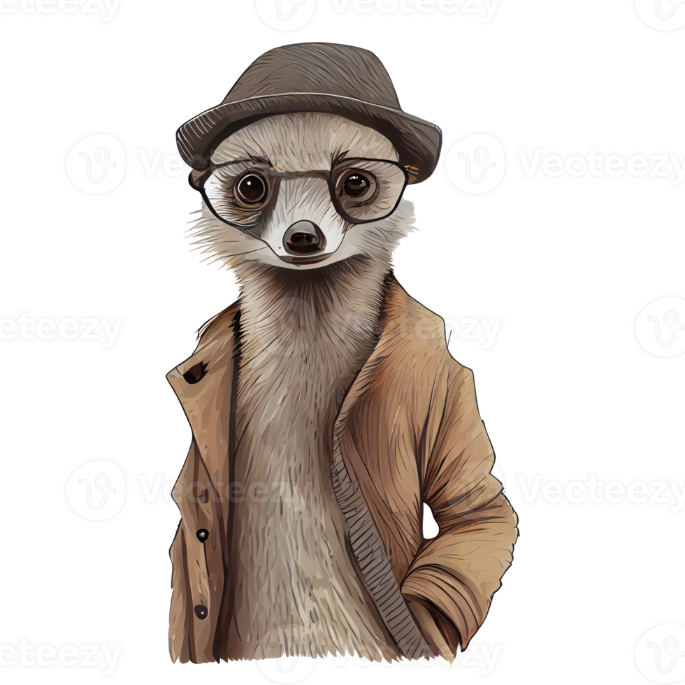 meerkat . AI Generated png