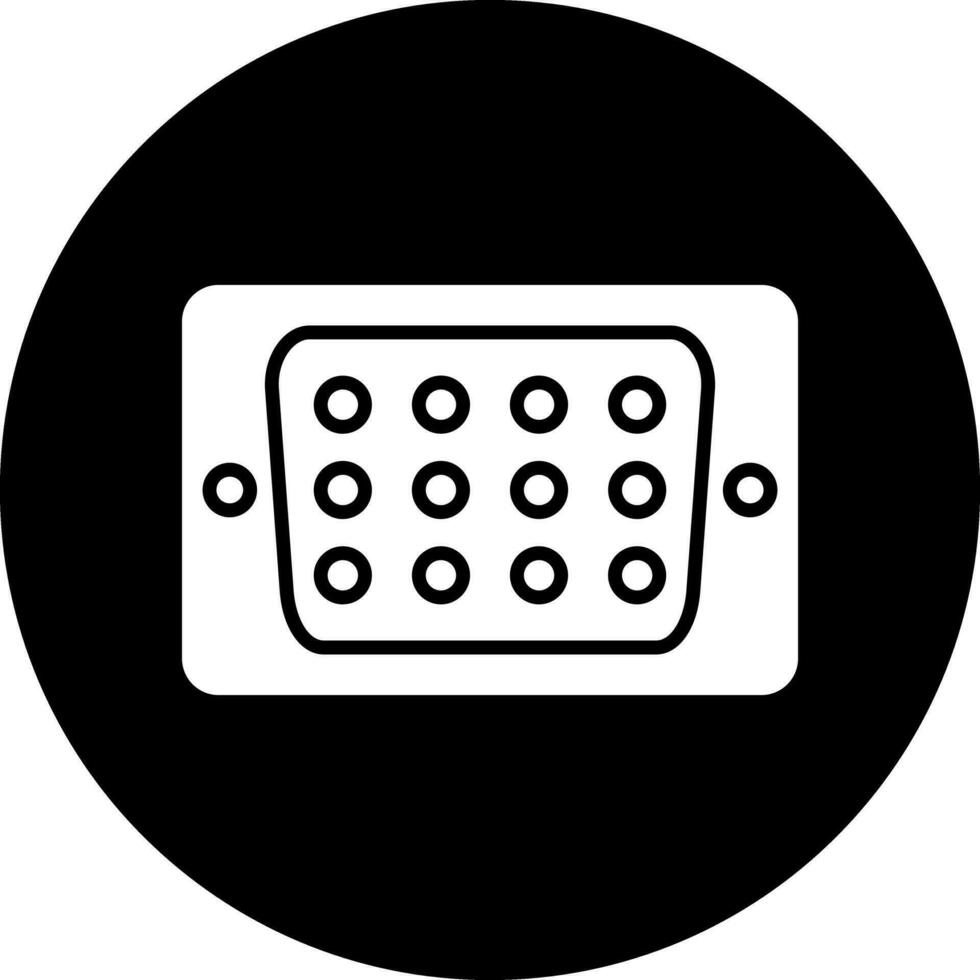 Vga Port Vector Icon Design