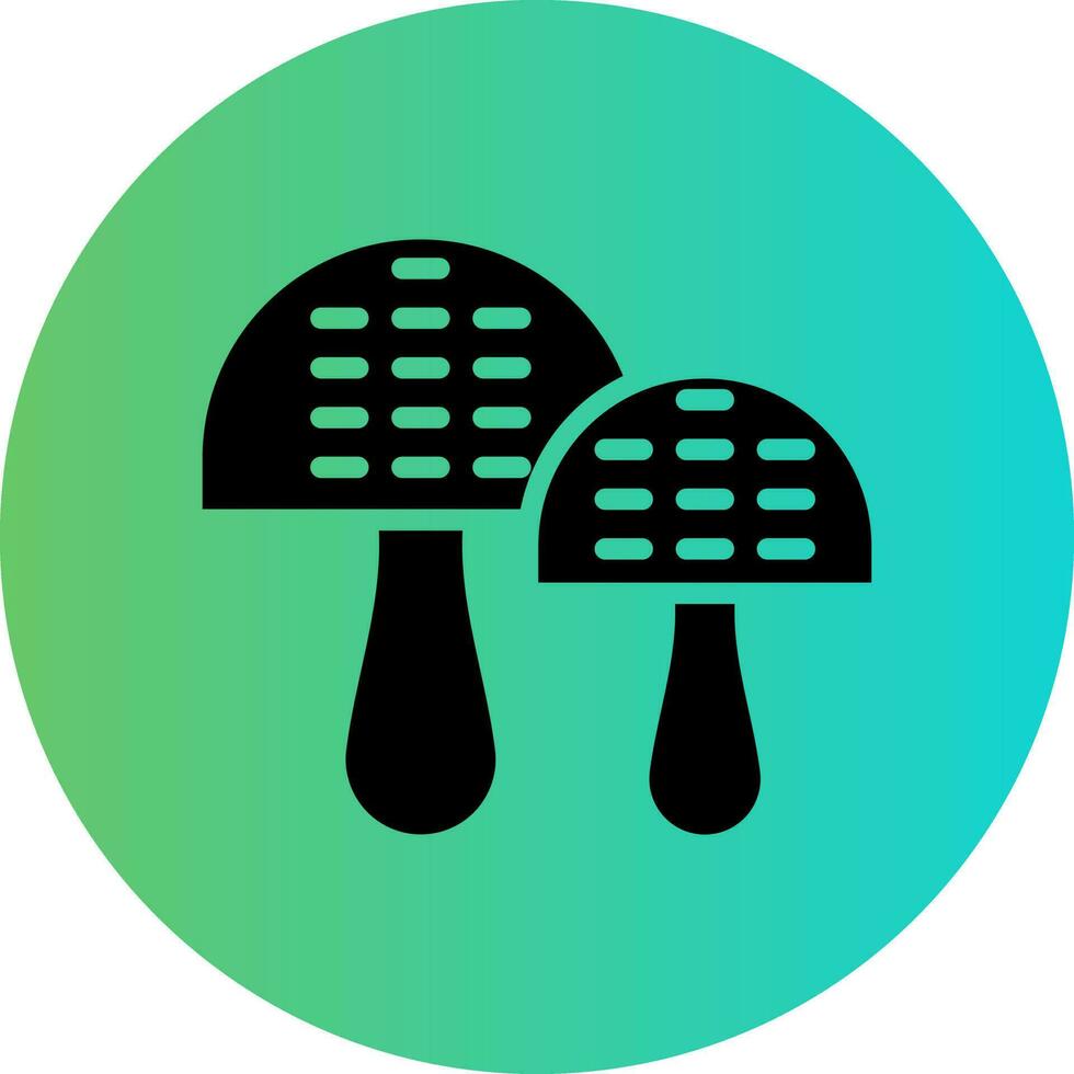 Mushroom Vector Icon Design