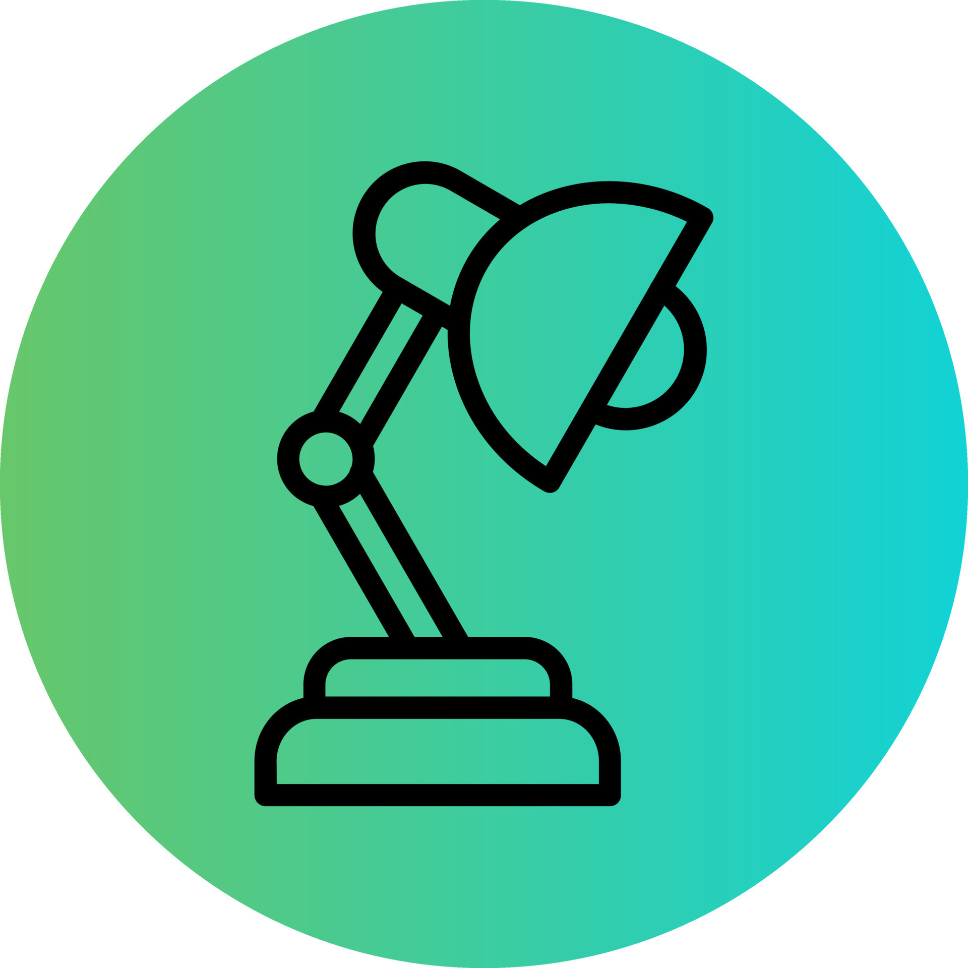 Desk Lamp Vector Icon Design 23358714 Vector Art at Vecteezy