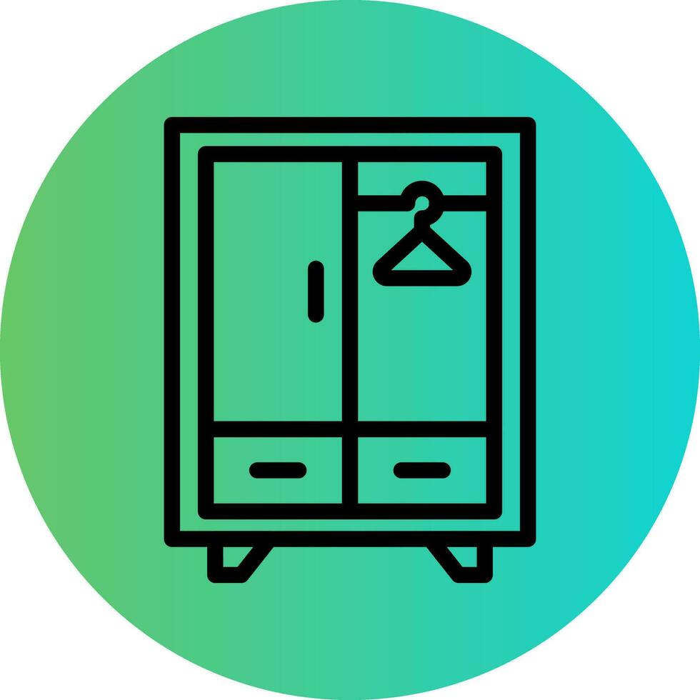 Wardrobe Vector Icon Design