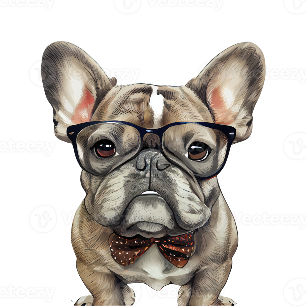 bulldog . ai gegenereerd png