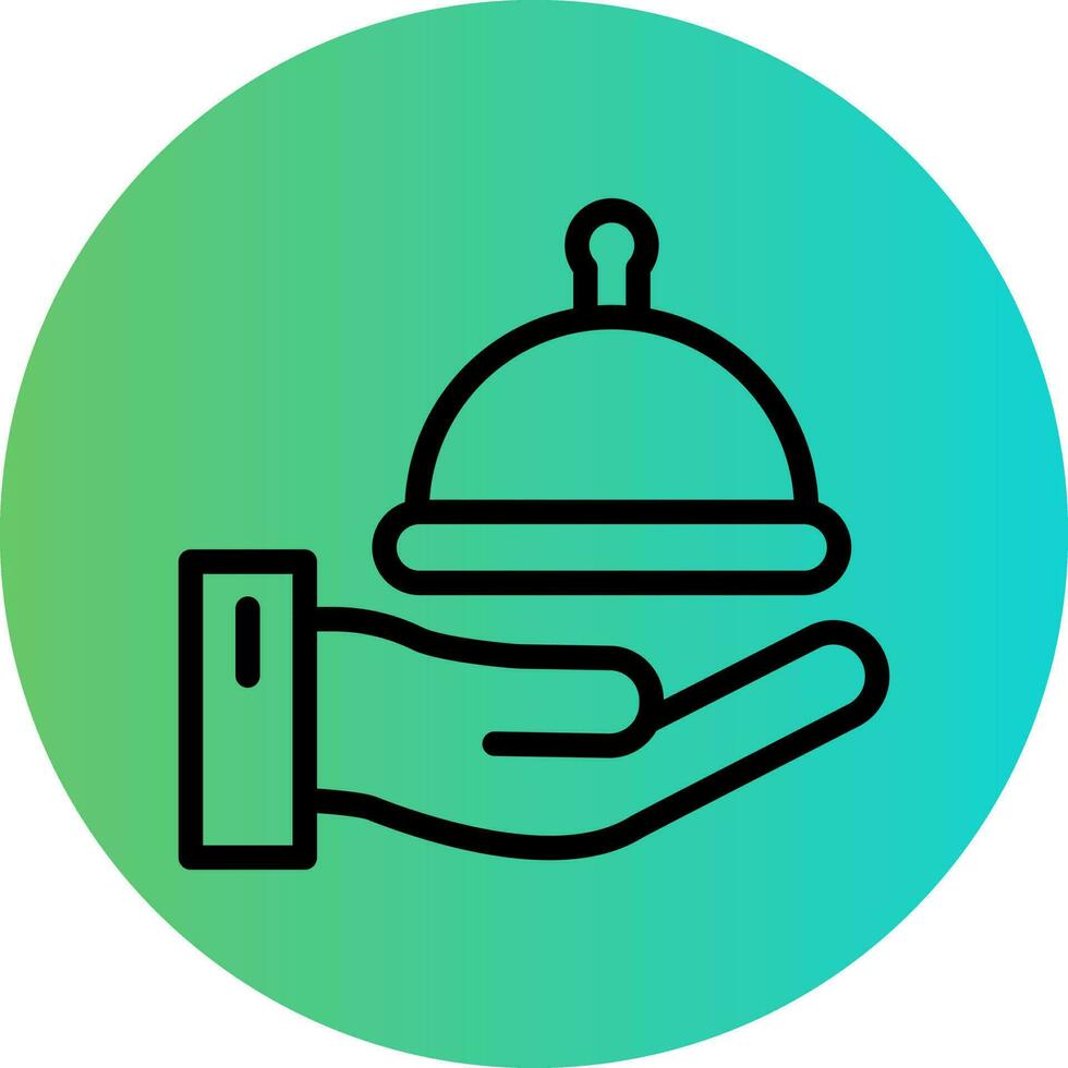 Room service Vector Icon Design