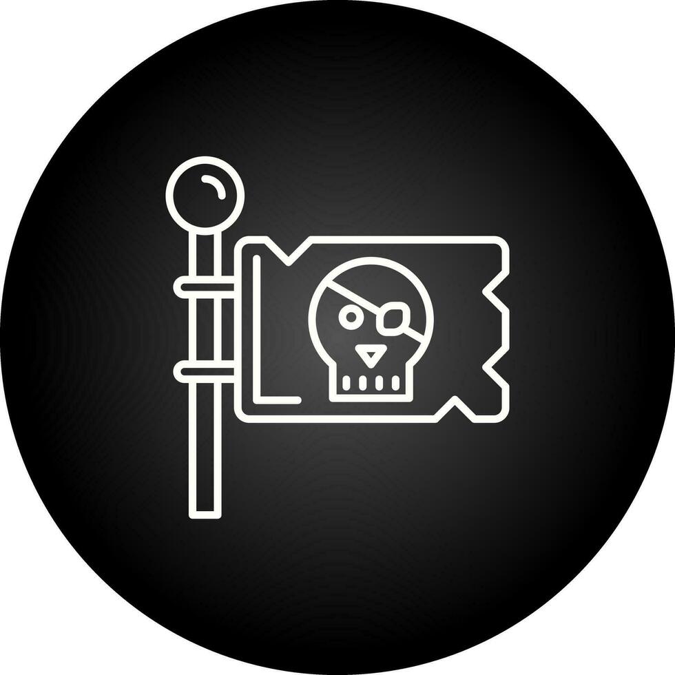 Pirate Flag Vector Icon