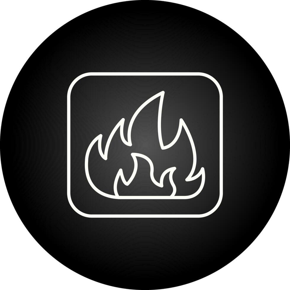 icono de vector de fuego