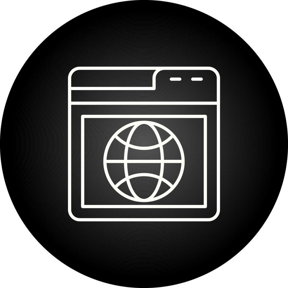 Web Browser Vector Icon