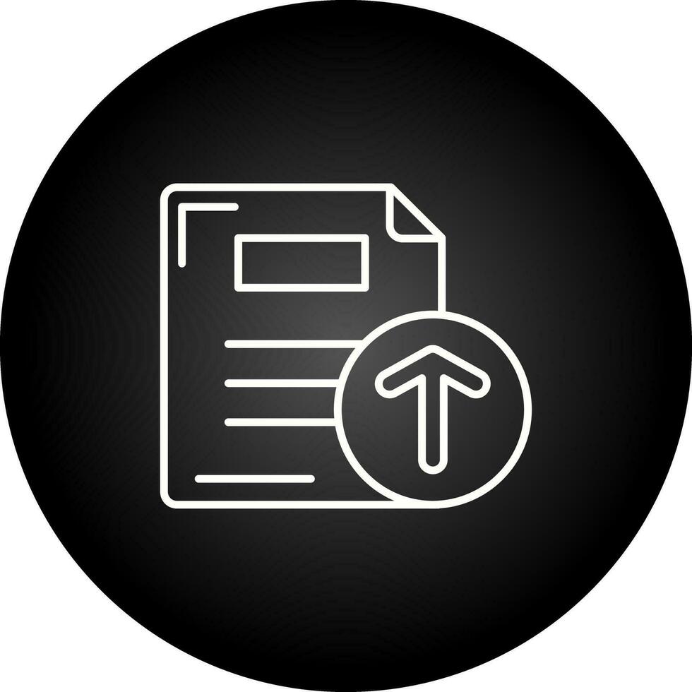 Files Upload Vector Icon