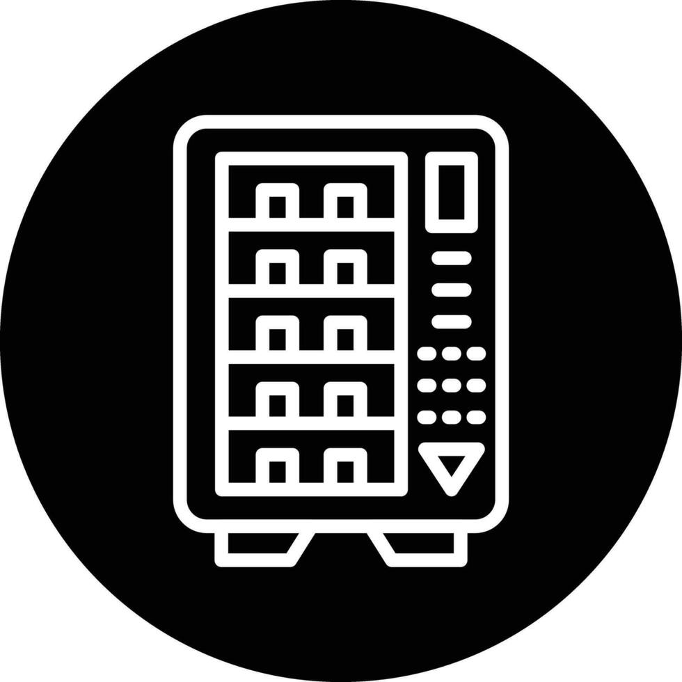 Vending Machine Vector Icon Design