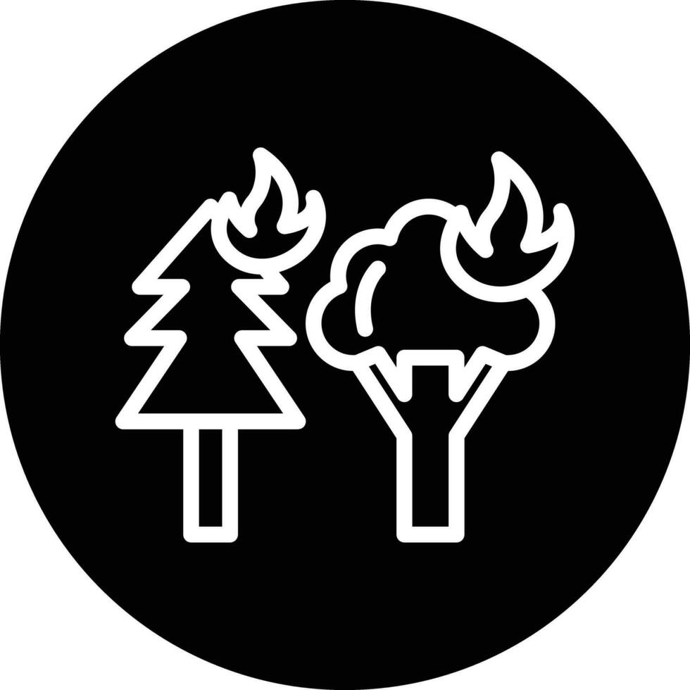 Wildfire Vector Icon Design