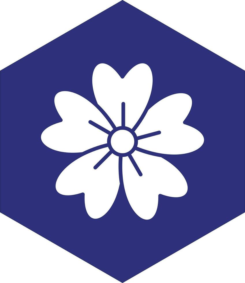 Cherry Blossom Vector Icon design