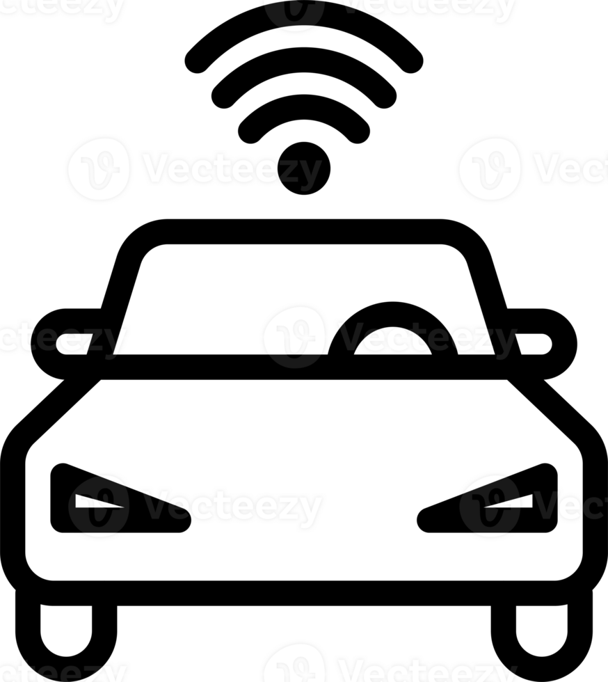 icône de voiture intelligente, icône automobile, icône internet des objets. png