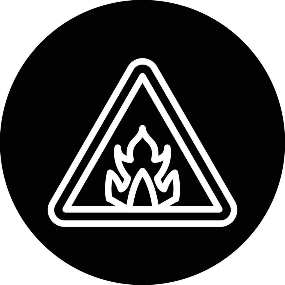 Flammable Vector Icon Design