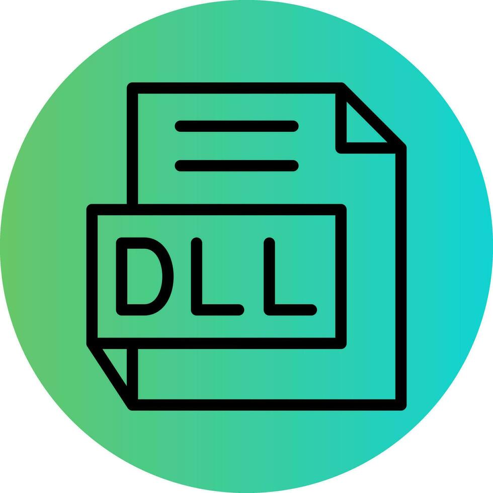 DLL Vector Icon Design