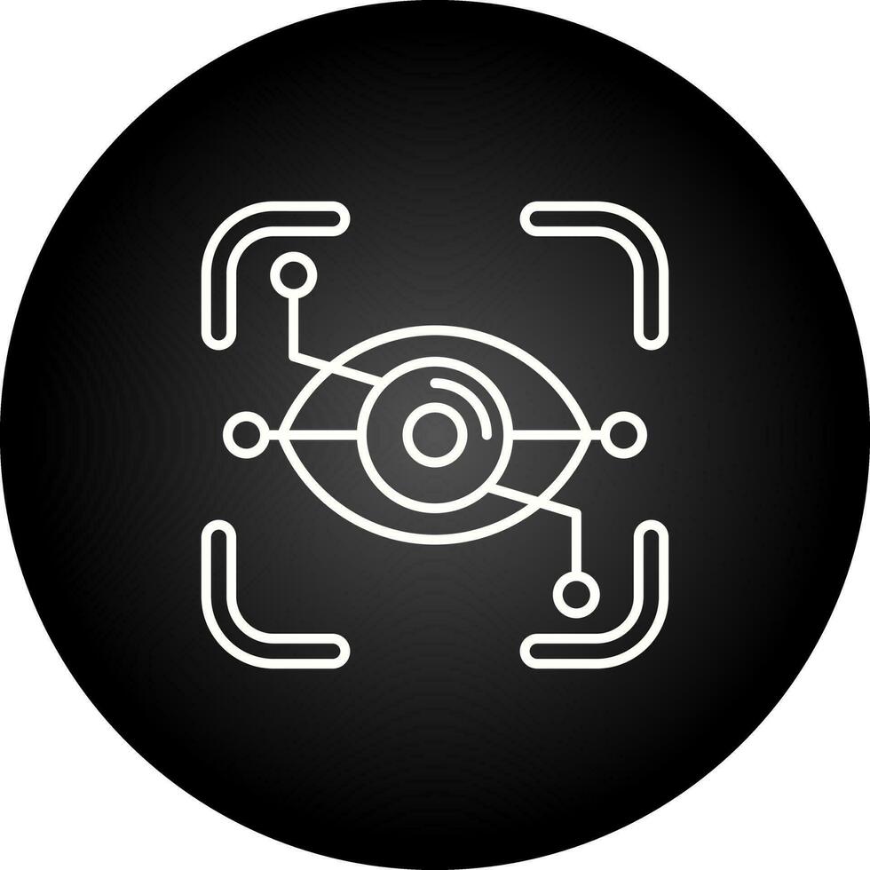 Eye Recognition Vector Icon