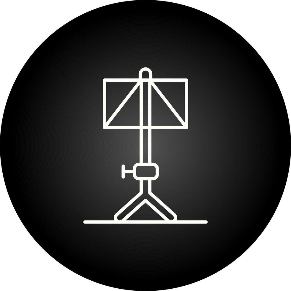 icono de vector de soporte de música
