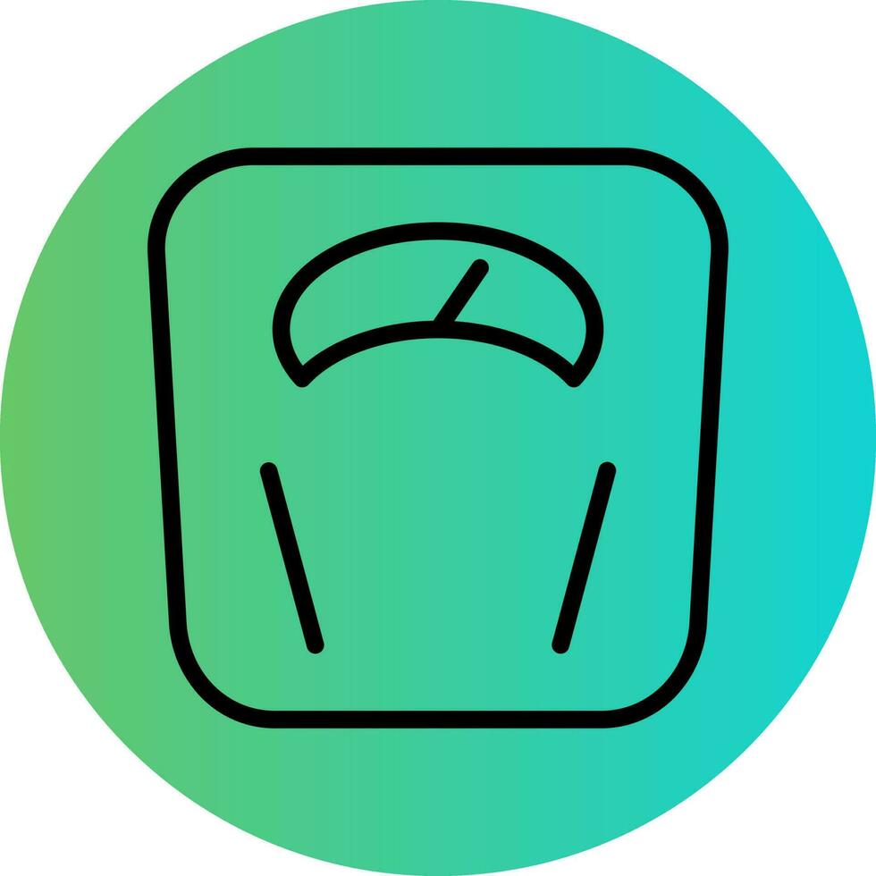 Weight Scale Vector Icon Design