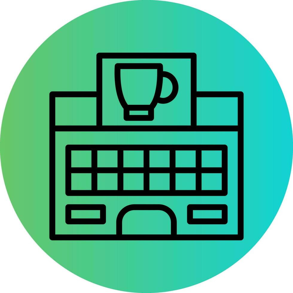 Cafe Vector Icon Design