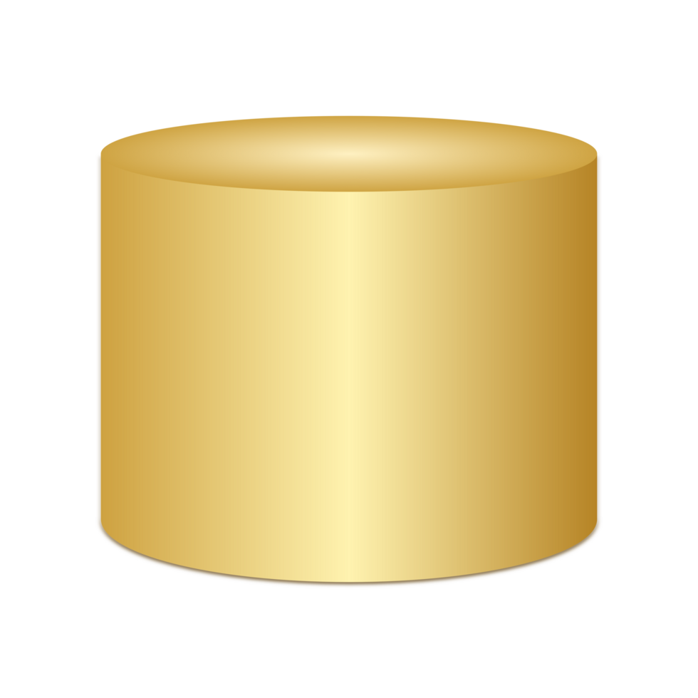 3D golden podium png