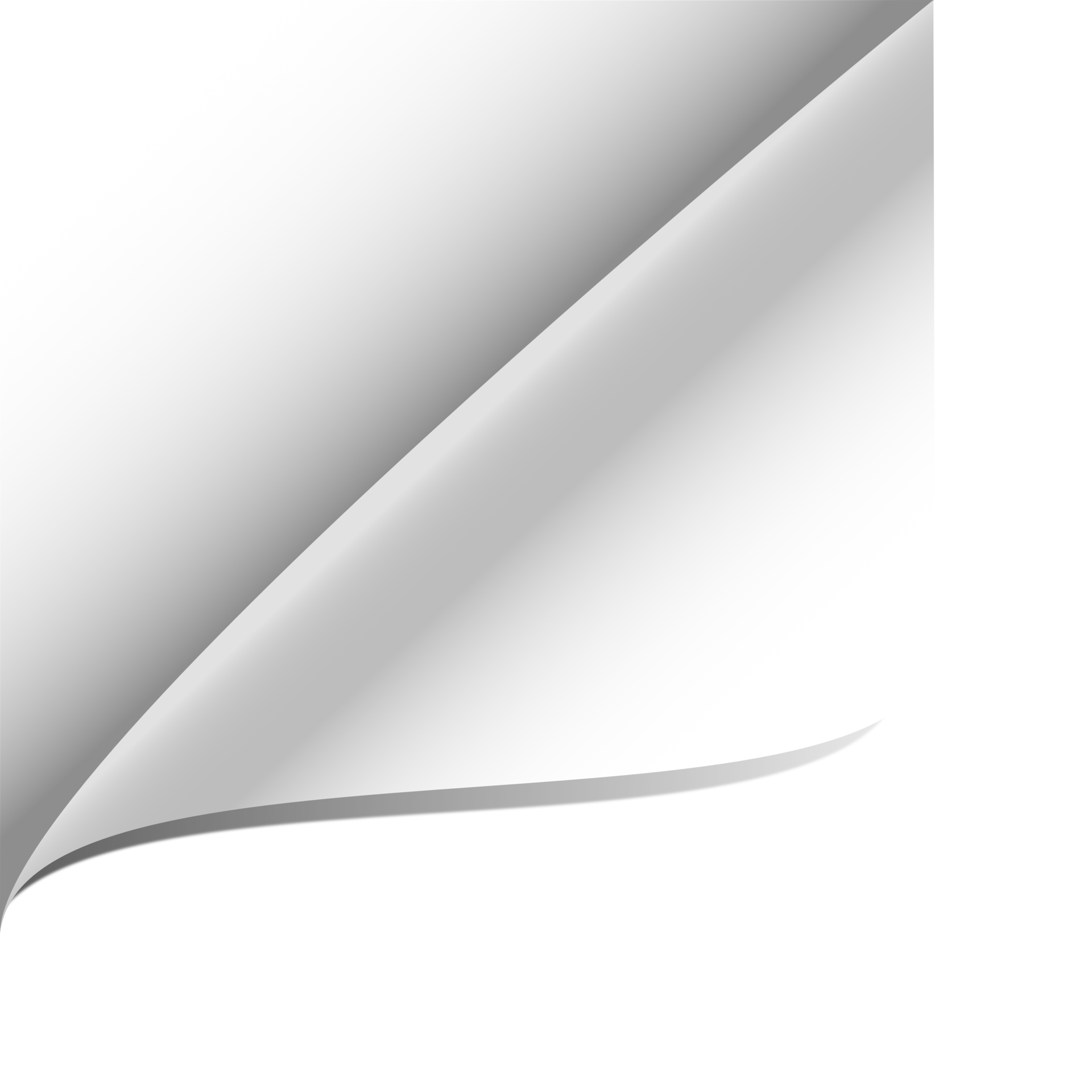 White page corner 23359942 PNG