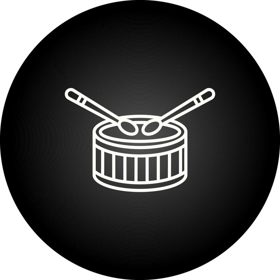 icono de vector de tambor