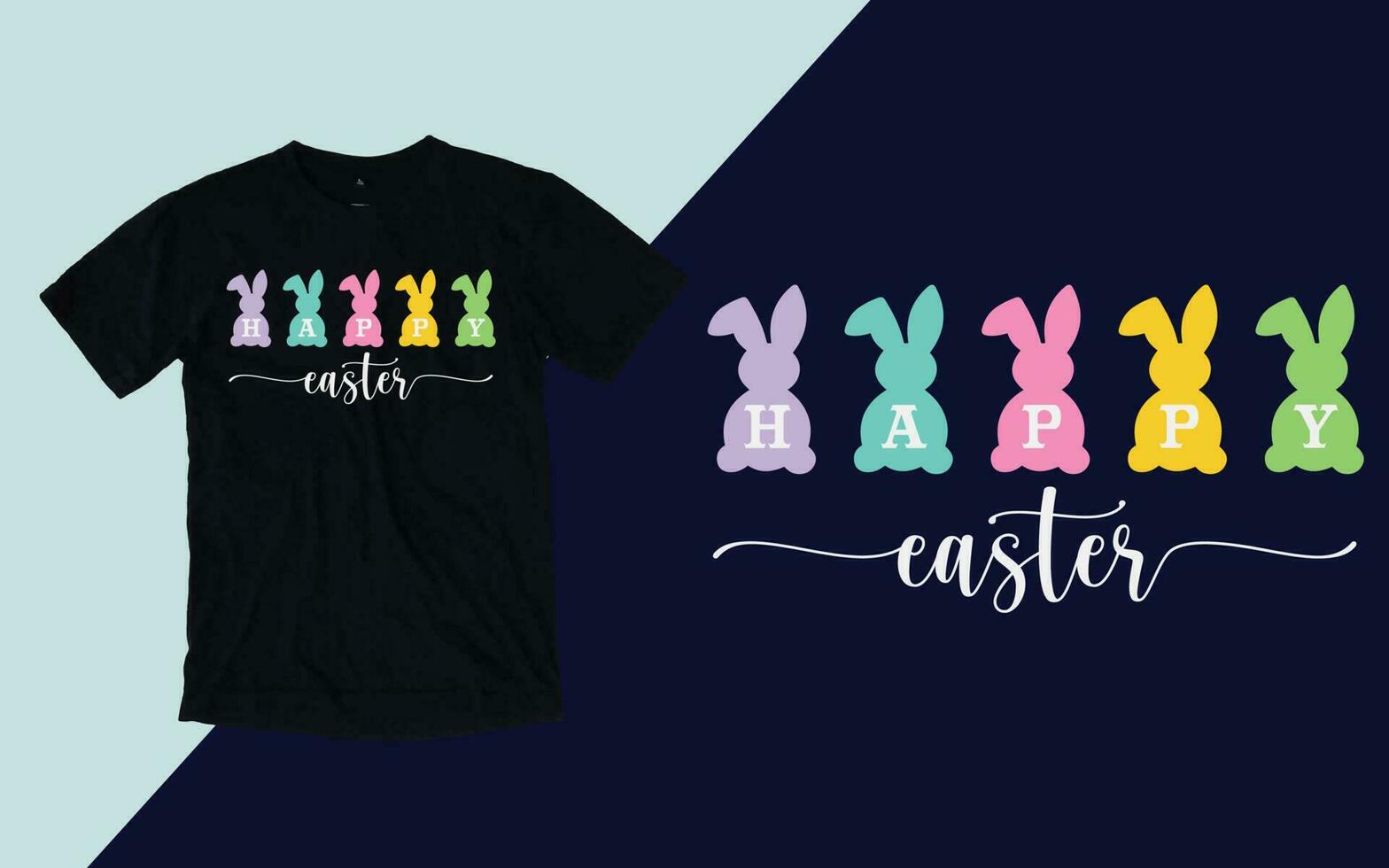 Easter Bunny T shirt vector