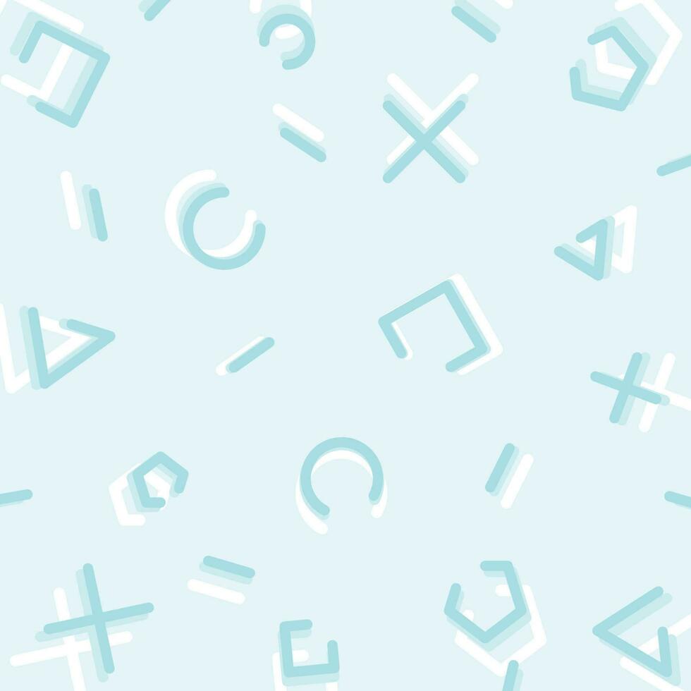 geometric seamless pattern background, square, circle, triangle, line. template for poster, banner, social media, greeting card, web. vector