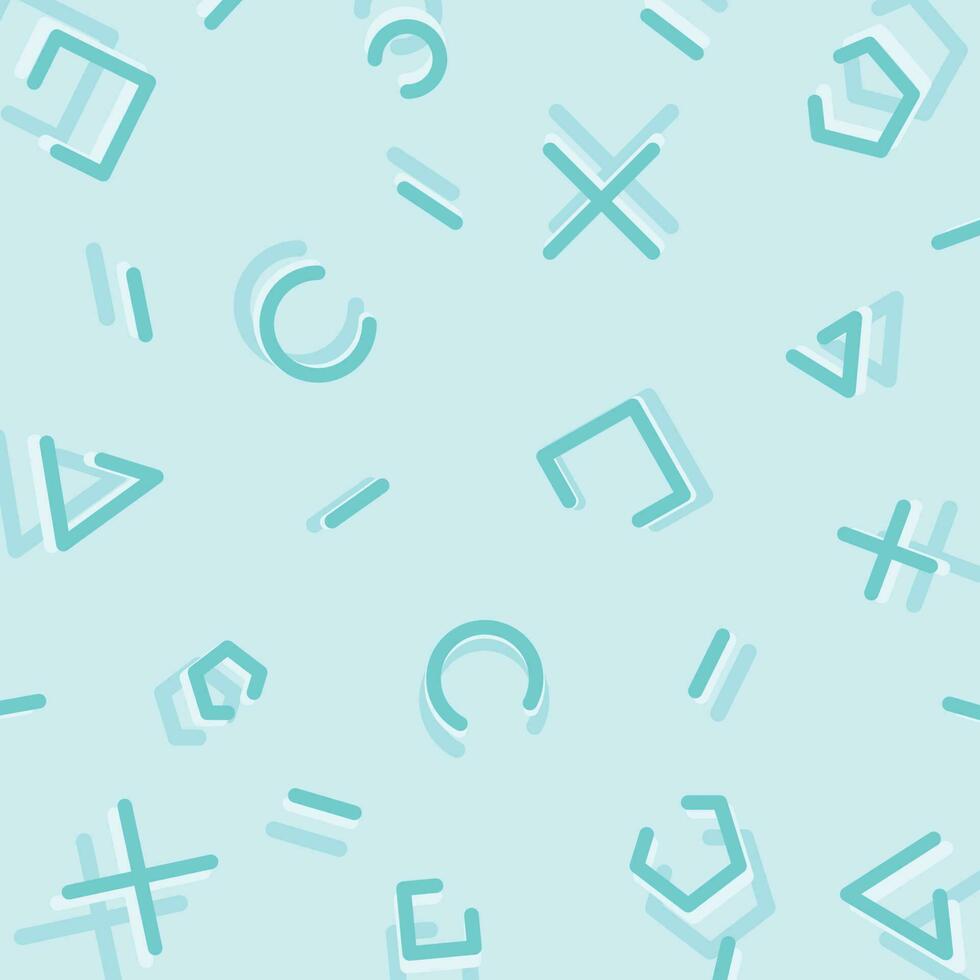 geometric seamless pattern background, square, circle, triangle, line. template for poster, banner, social media, greeting card, web. vector