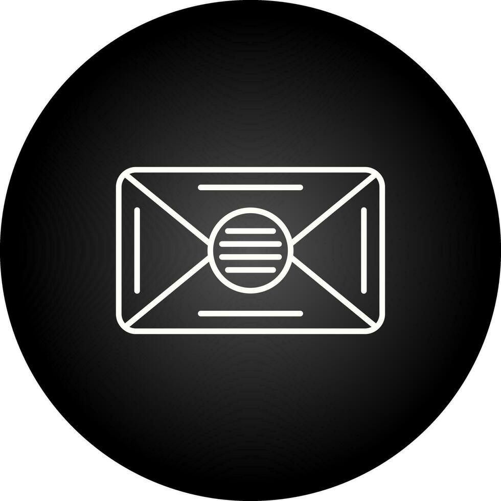 icono de vector de correo