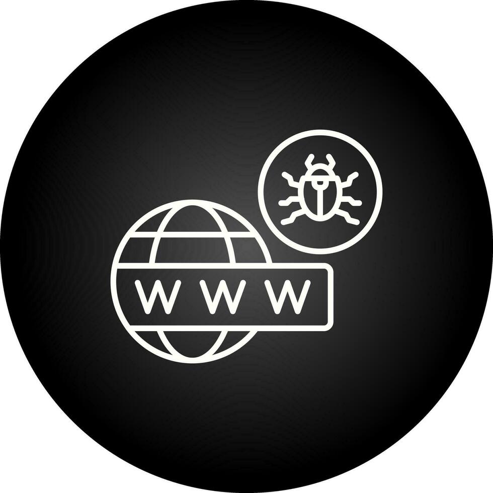 Worldwide Hack Vector Icon