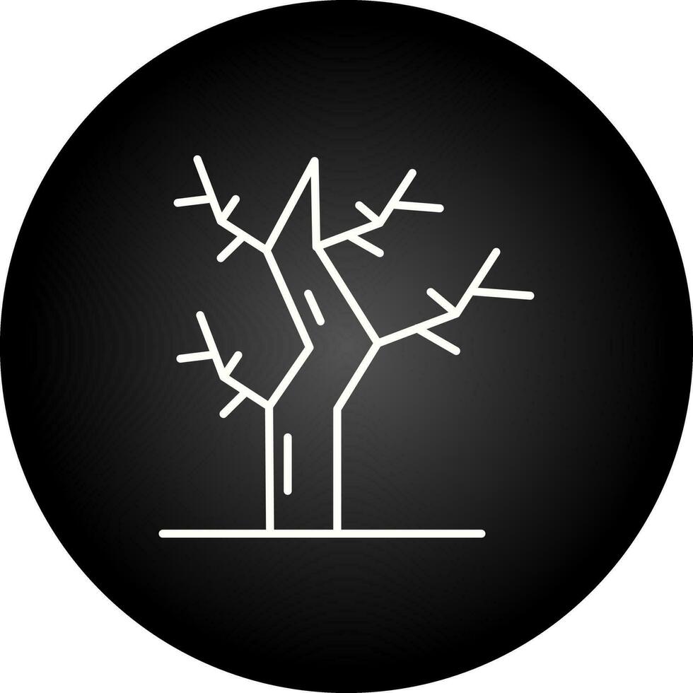 Dry Tree Vector Icon
