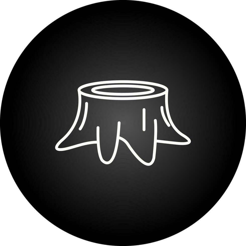 Stump Vector Icon