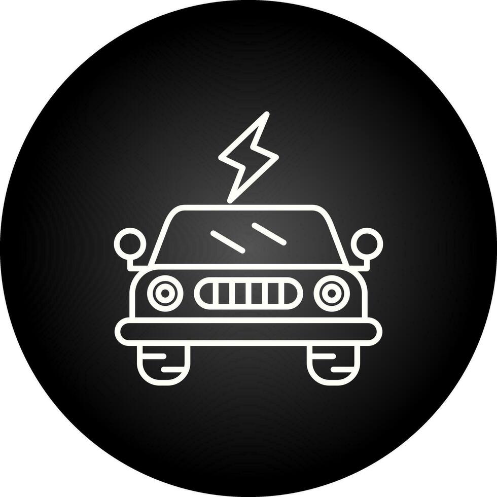 Electric Car Vector Icon