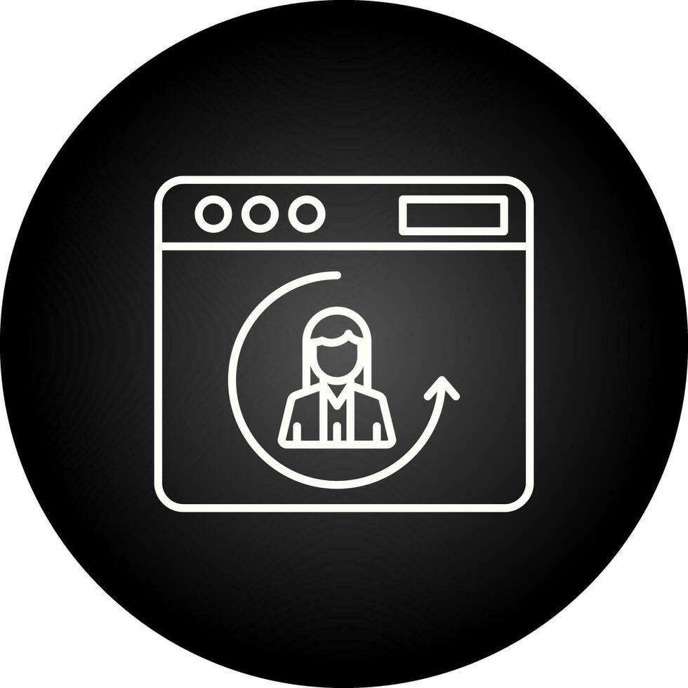 Return Visitor Vector Icon