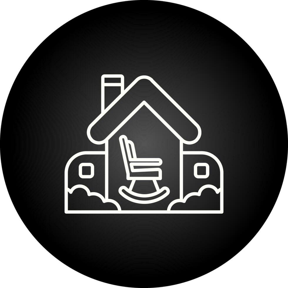 Retirement Home Vector Icon