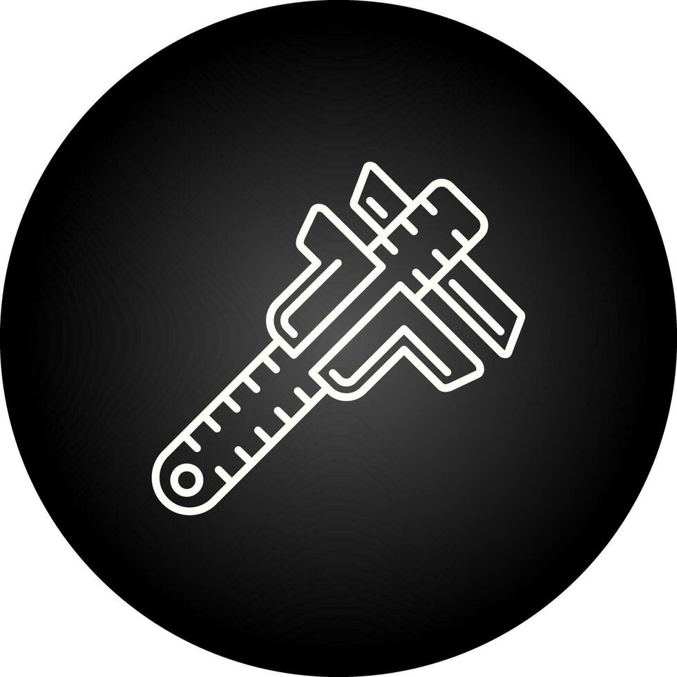 Vernier Caliper Vector Icon