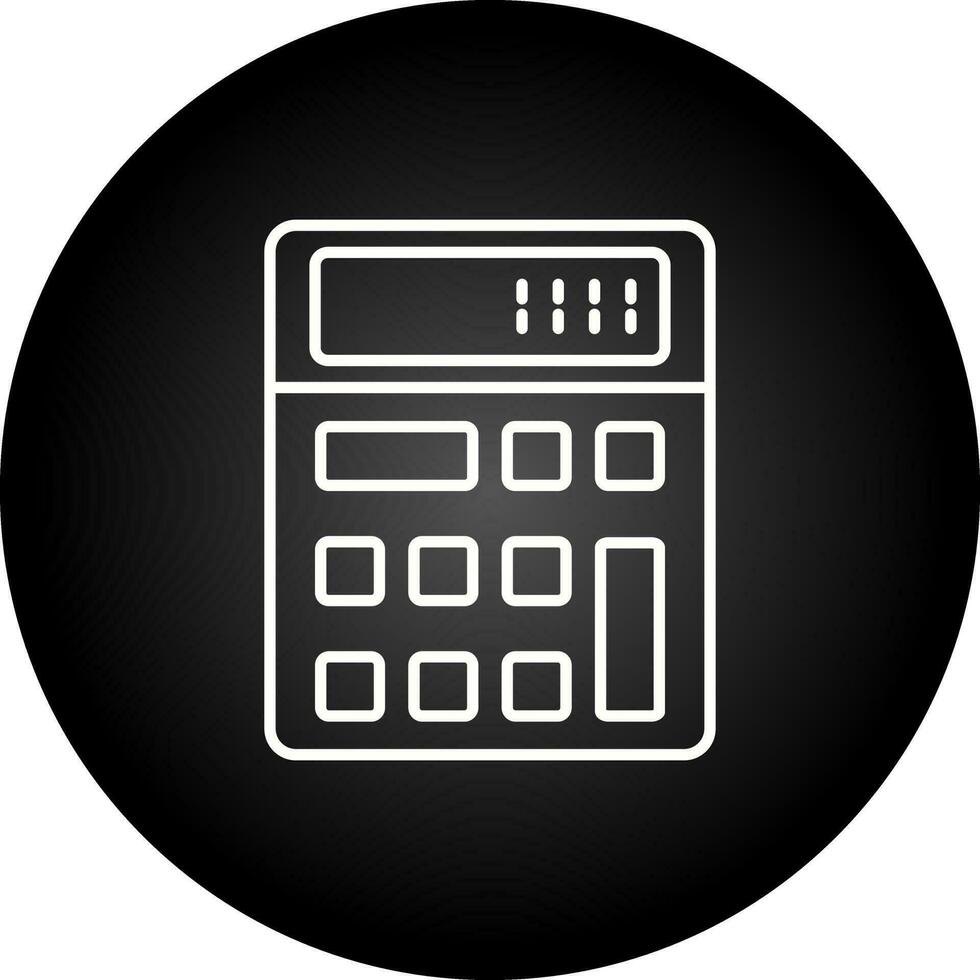 icono de vector de calculadora