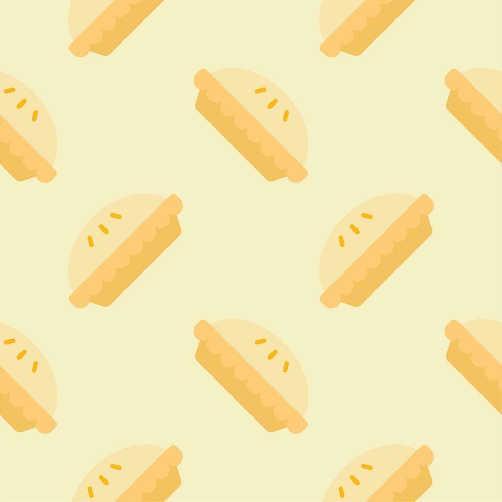pie seamless pattern vector illustration