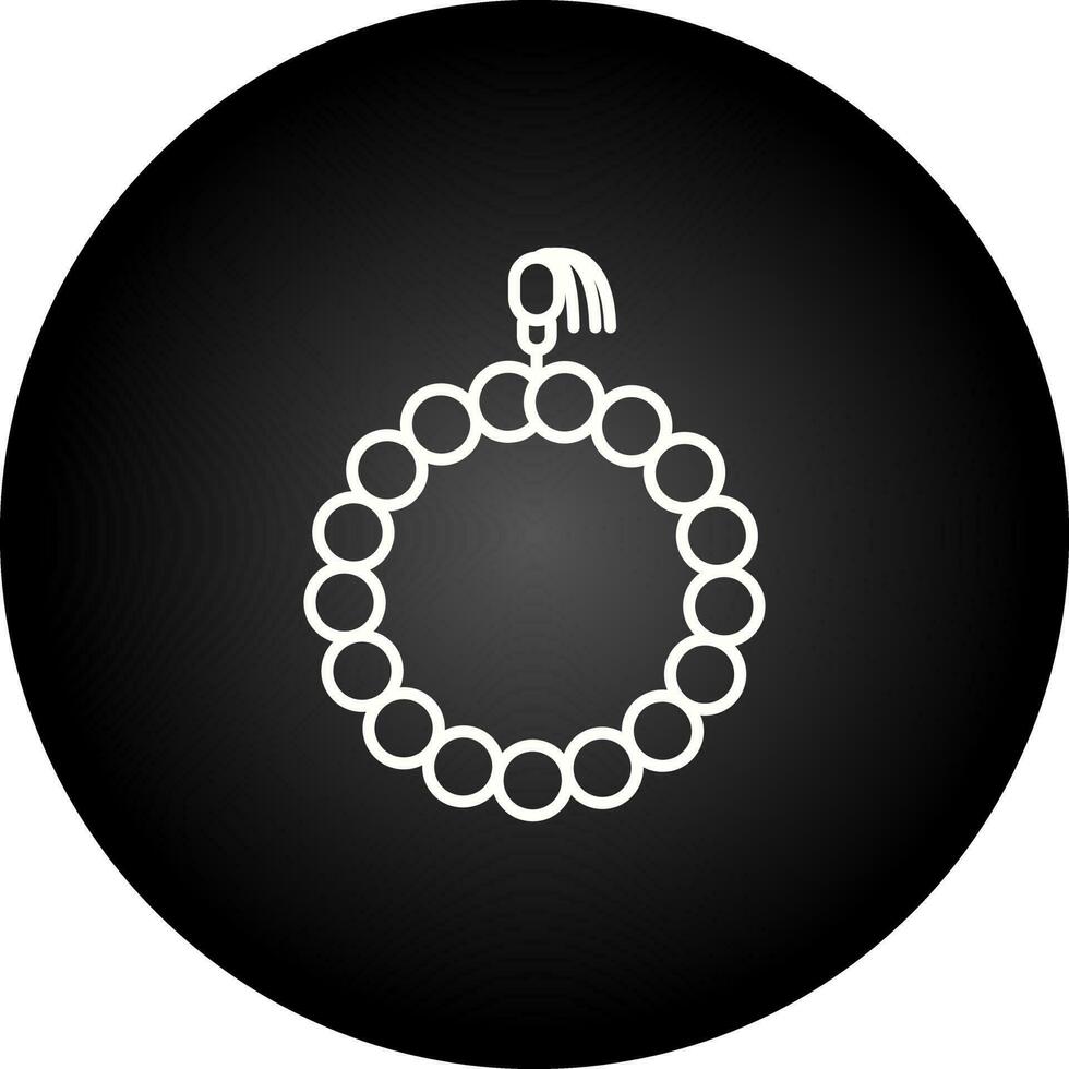 icono de vector de tasbih