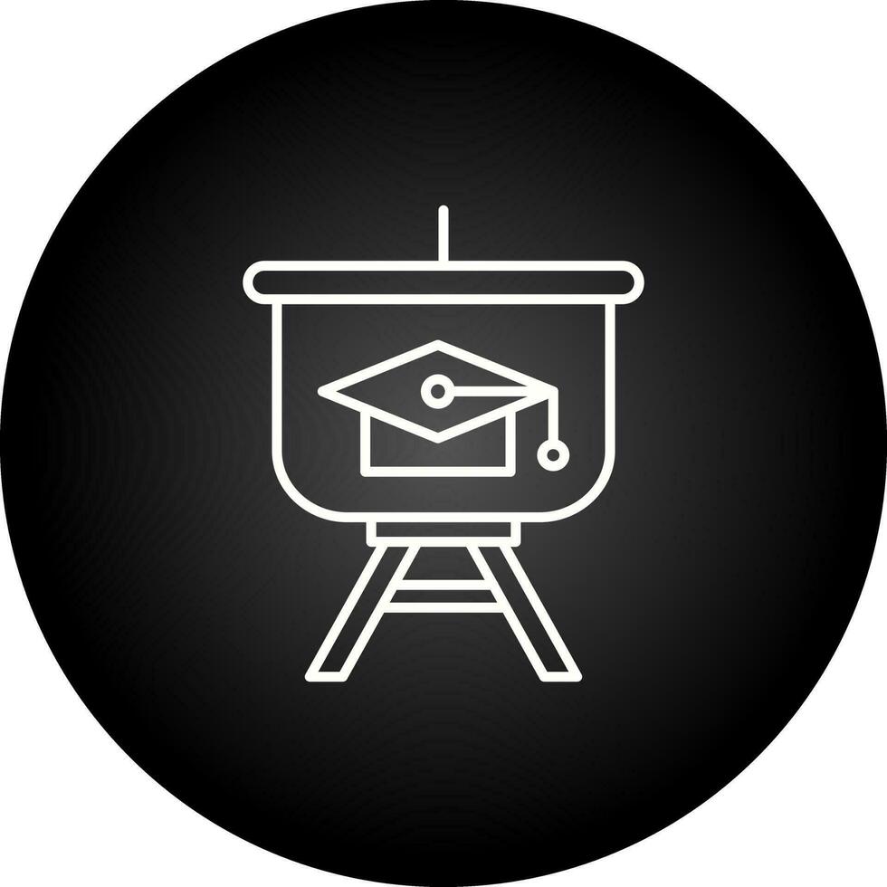 Graduation Presentation Vector Icon