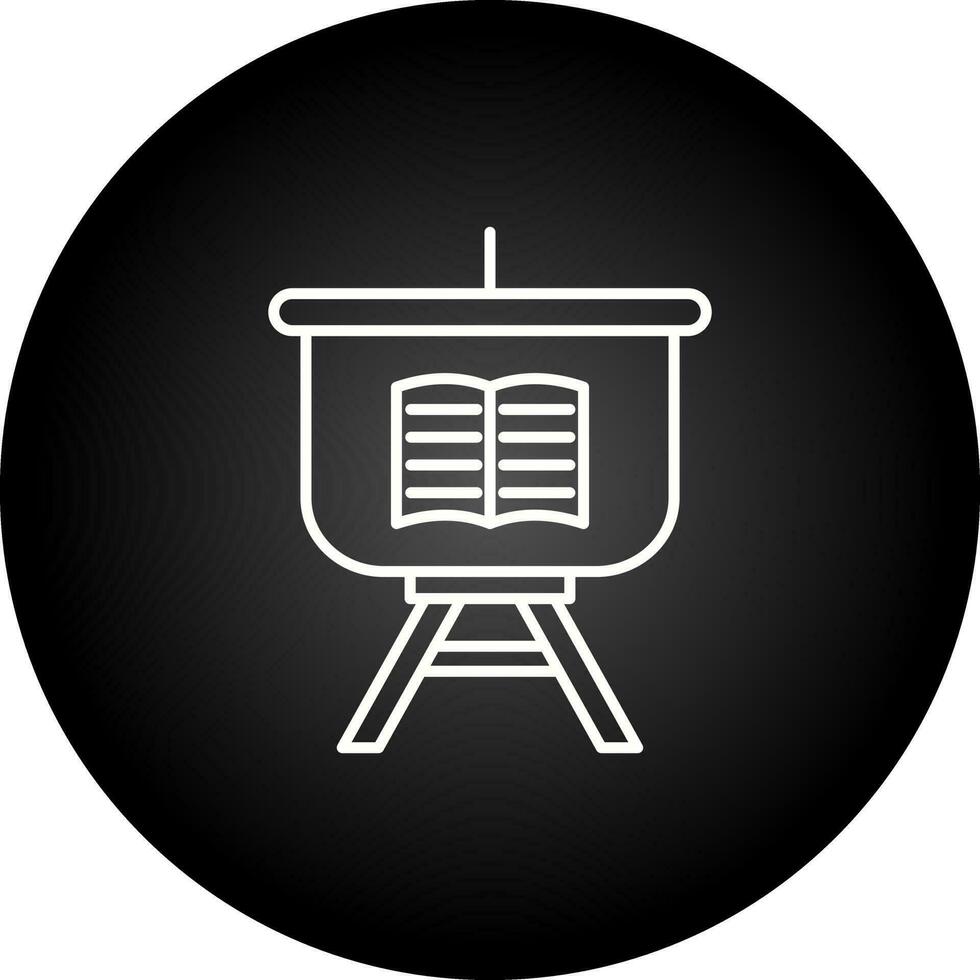 Education Presentation Vector Icon