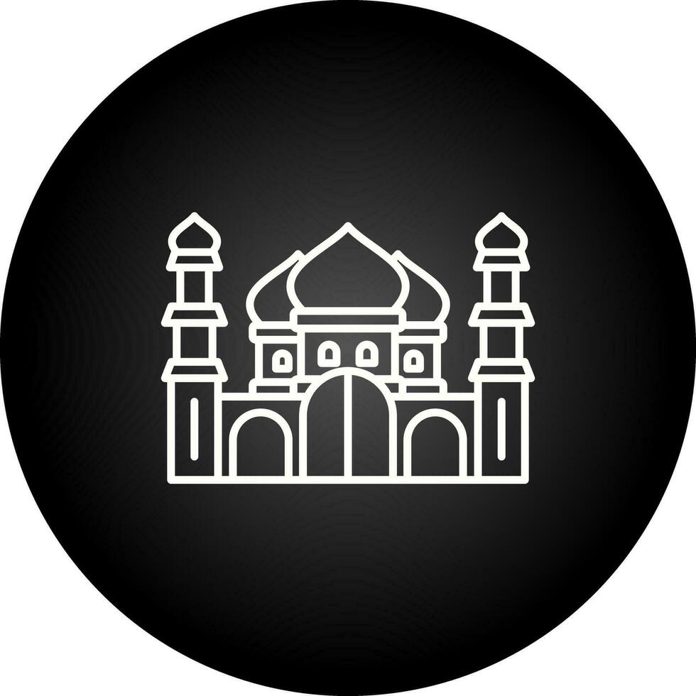 icono de vector de mezquita