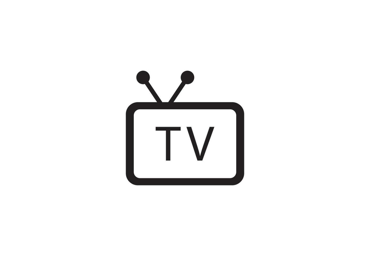 televisión icono vector ilustración gráfico