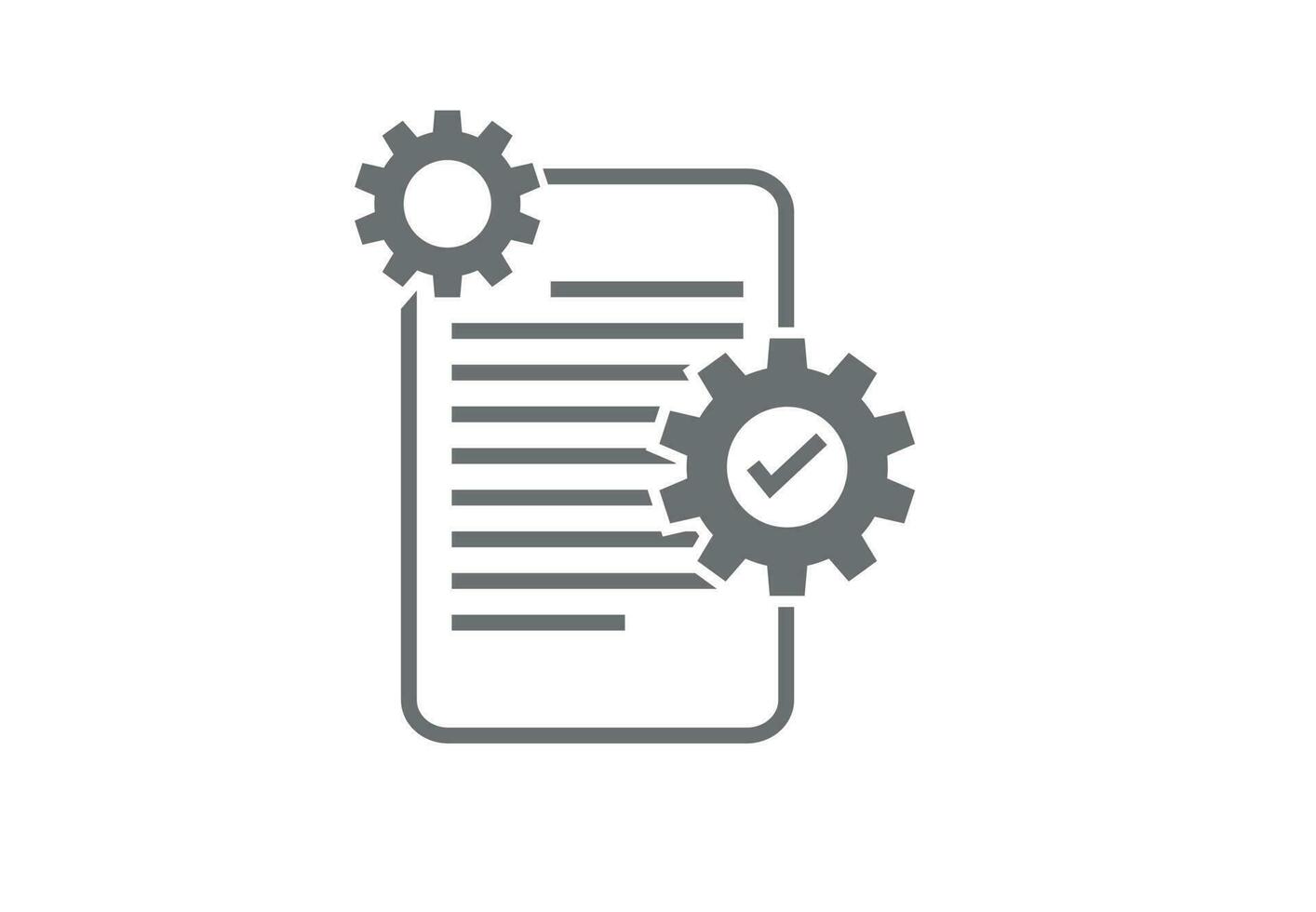Technical check list. Vector checklist clipboard icon